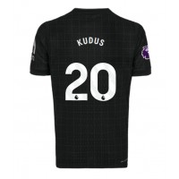 Tottenham Hotspur Mohammed Kudus #20 Vonkajší futbalový dres 2025-26 Krátky Rukáv